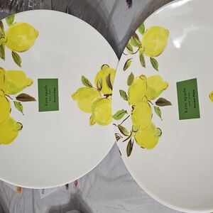 SOLD Kate Spade Citrus Delight Dinnerware White and Yellow